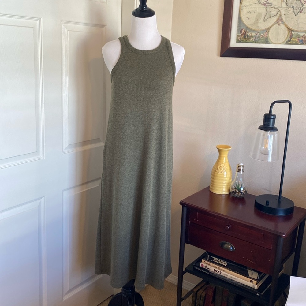Madewell ribbed tank midi, XS